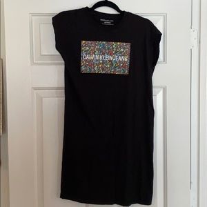 Calvin Klein T- Shirt Dress XS